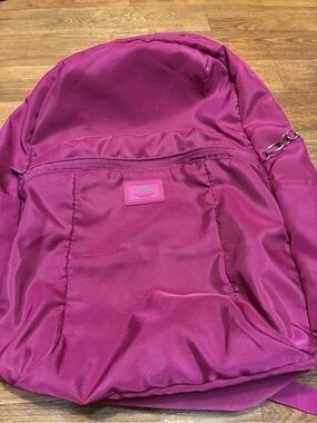 TOTTO Pink Laptop Backpack with Front Patch